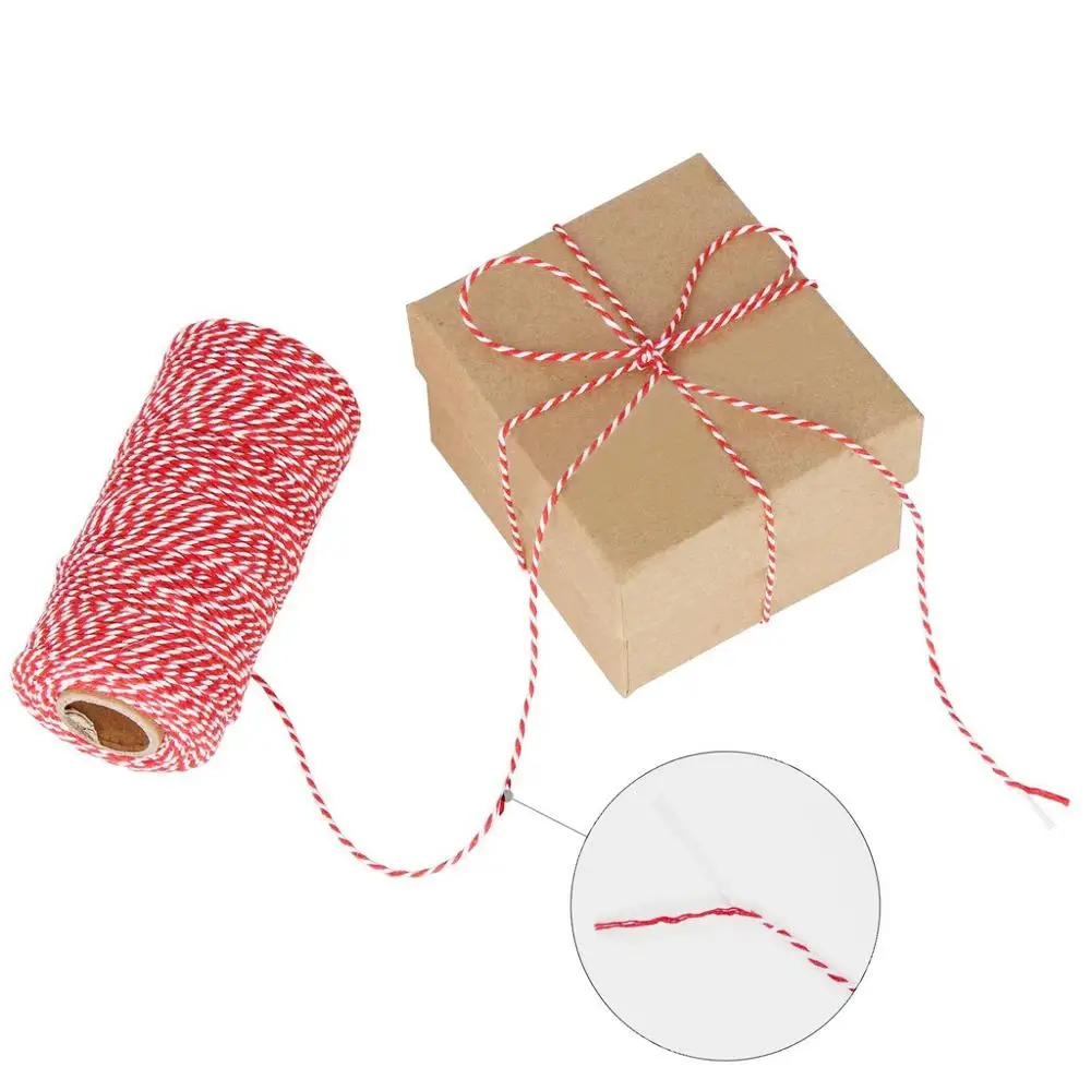 Хлопковая веревка хлопковый шнур 100 м для бутылки Подарочная коробка