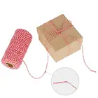 Хлопковая веревка, хлопковый шнур, 100 м, шнур-веревка, шнур для бутылки, Подарочная коробка, декоративное ремесло