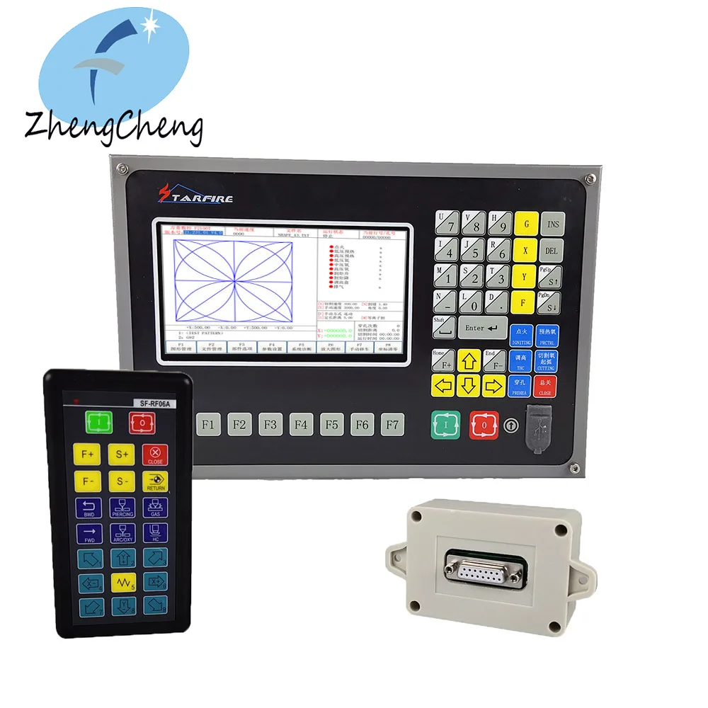 CNC 2 Станок Для осевой резки системы комплект станок для плазменной контроллер SF