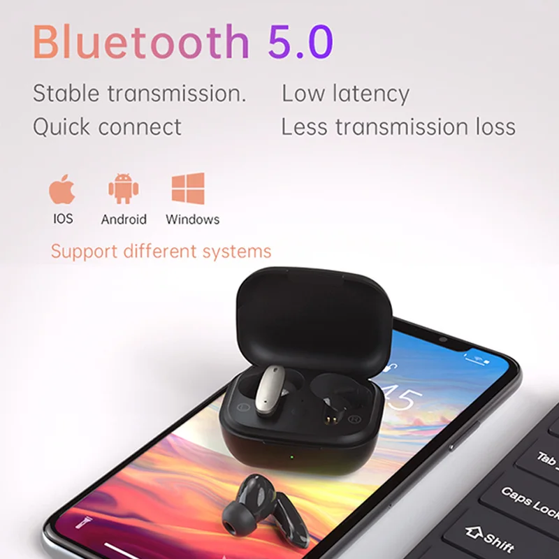 Caridite Популярные Поддержка Qi Беспроводной зарядки спортивные Bluetooth наушники Шум