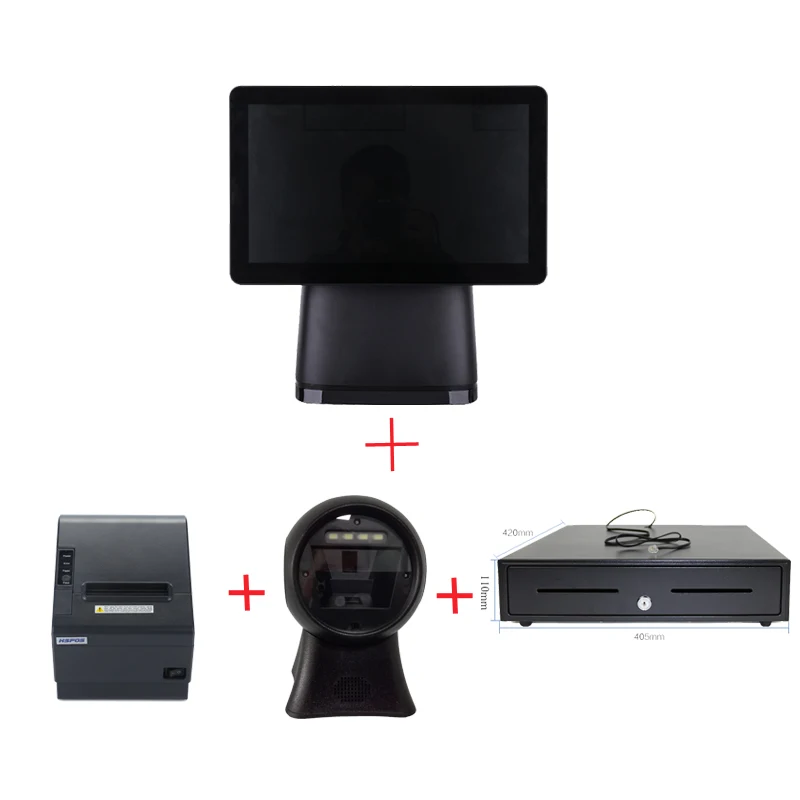 Кассовый аппарат все-в-одном с сенсорным экраном 15 дюймов | Компьютеры и офис