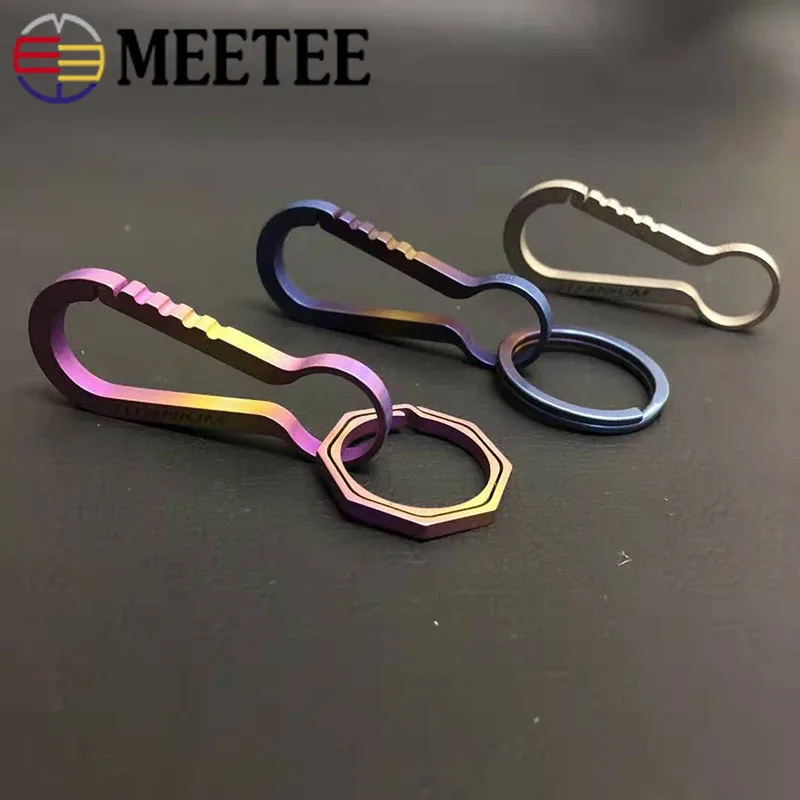 Meetee 1 шт./2 шт. Титан пряжка-хомут с круглым воротником для мальчиков и девочек