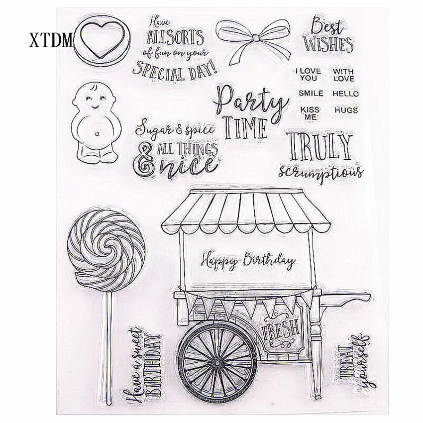 Лидер продаж прозрачный штамп вечерние силиконовый с цветочным узором сделай