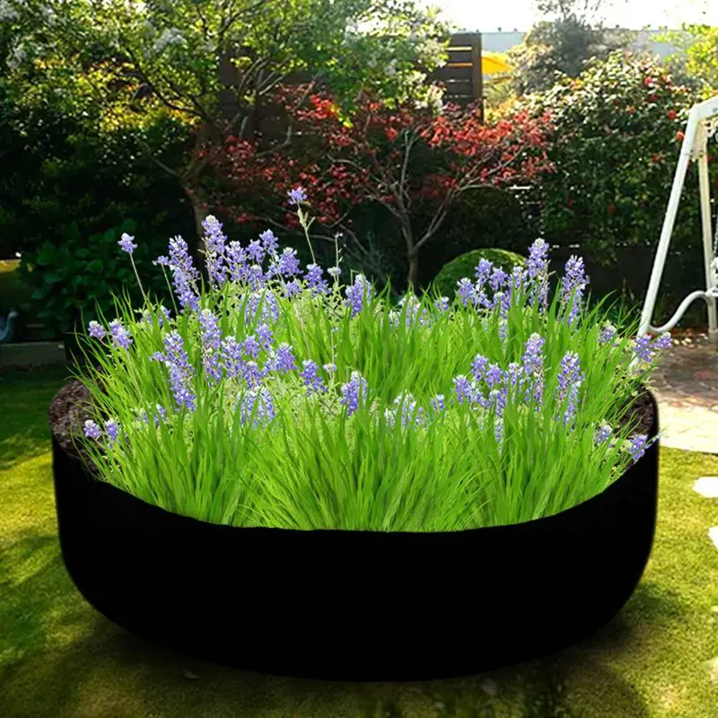 Мешок для посадки кастрюля выращивания овощей из черной картофельной ткани