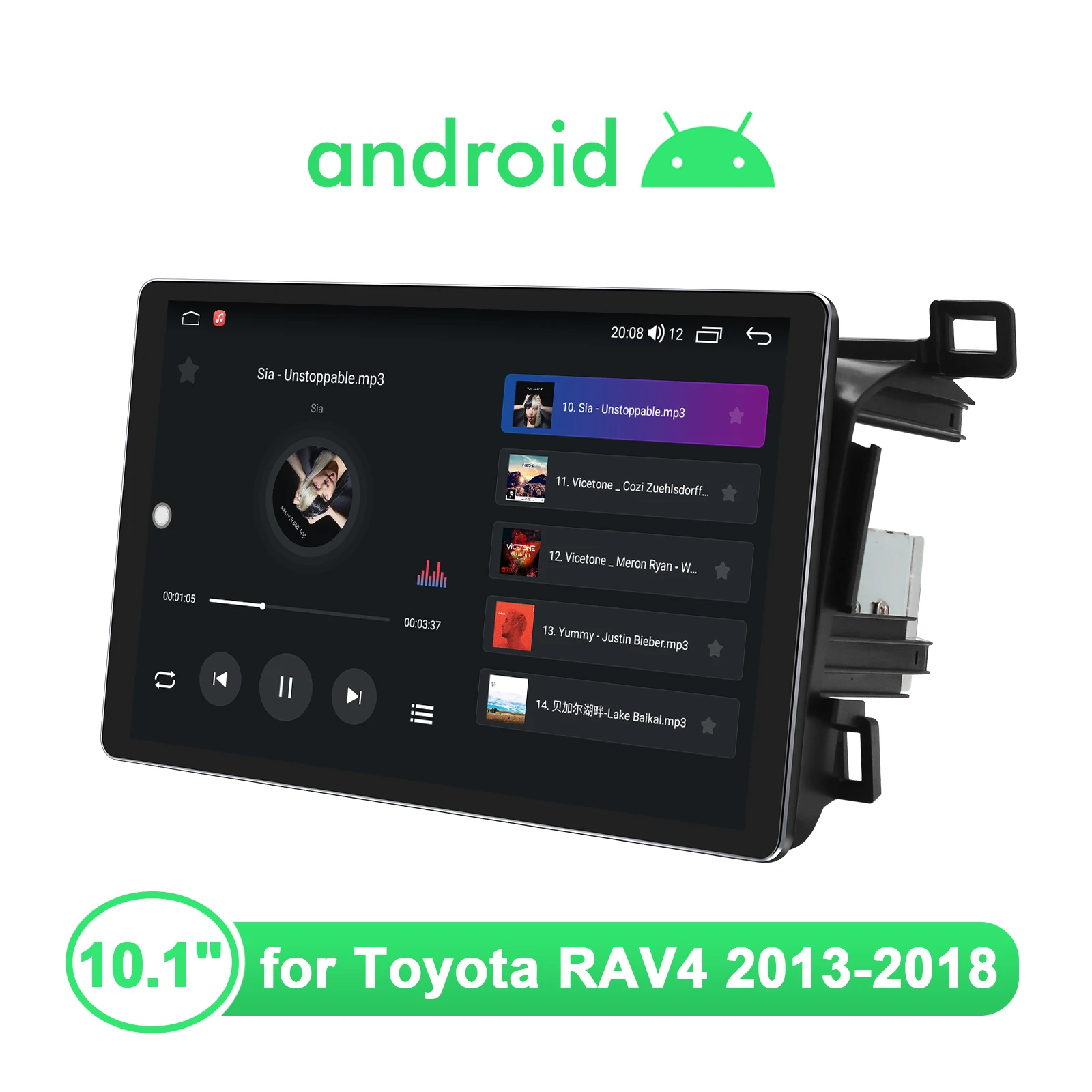 Автомобильный радиоприемник Joying 10 1 дюйма стереоприемник аудиоприемник для