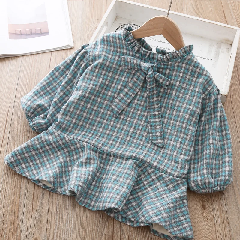 Вязаное платье для девочек Новинка 2019 года Модный пуловер высокого качества