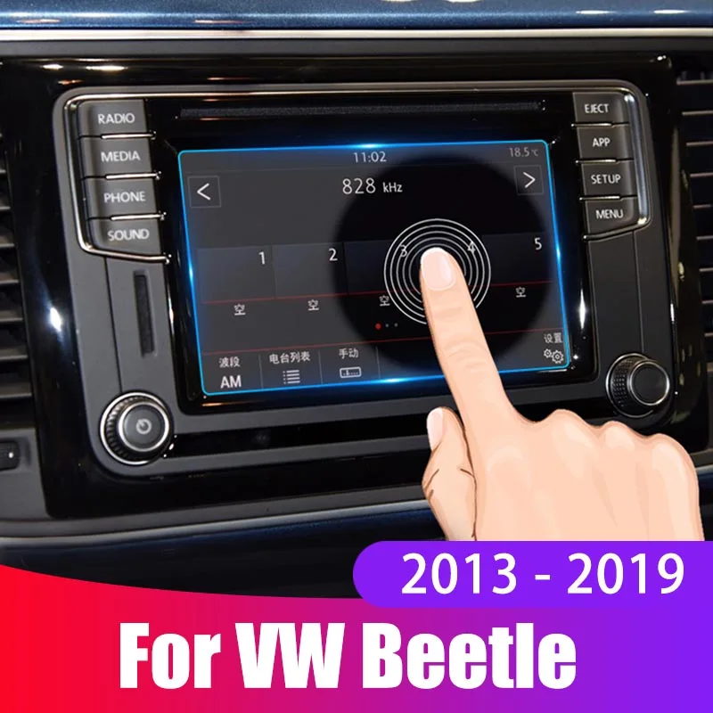 Автомобильный Экран Защитная пленка для Volkswagen VW Beetle 2012 ~ 2019 автомобильный