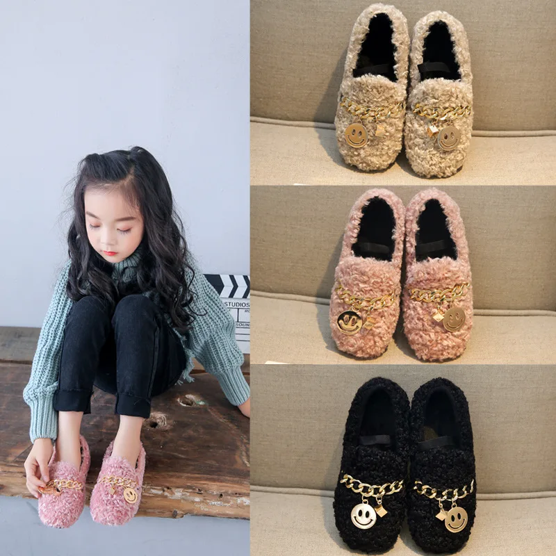 JUSTSL Осенняя новая детская хлопковая обувь для маленьких девочек сохраняющая