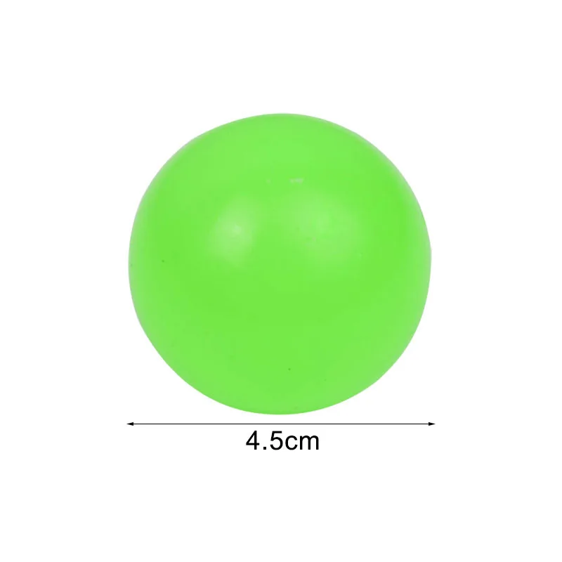 

Multi Stress Relief Globbles Decompression Fluorescent Squash Stick Wall Ball Sticky Target Ball Kids Toys Novelty Gift 45mm