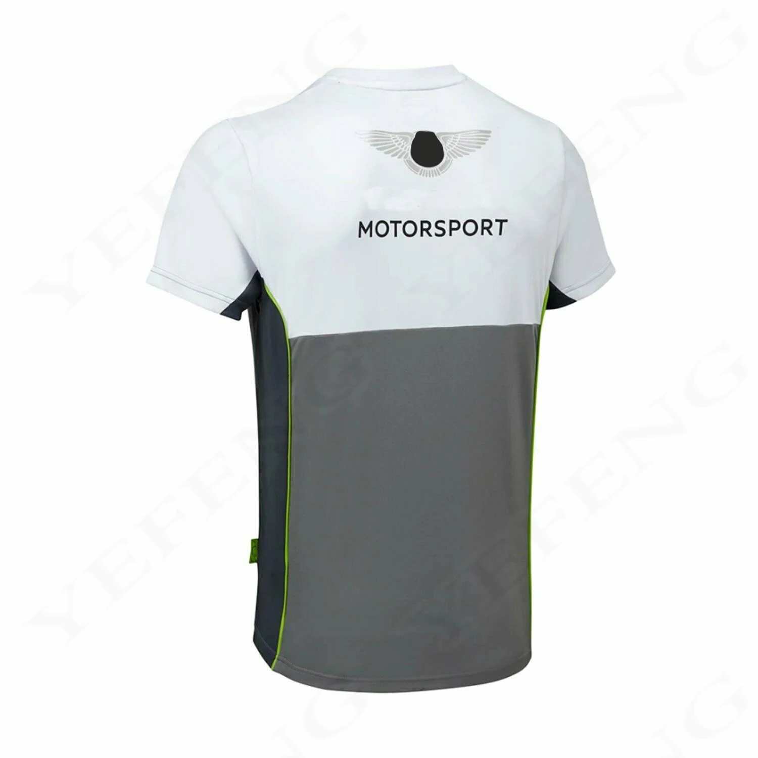 

Summer 2021 Sports Racing Suit Short-Sleeved Moisture Absorption And Quick-Drying Round Neck Shirt T-shirt Car Fan