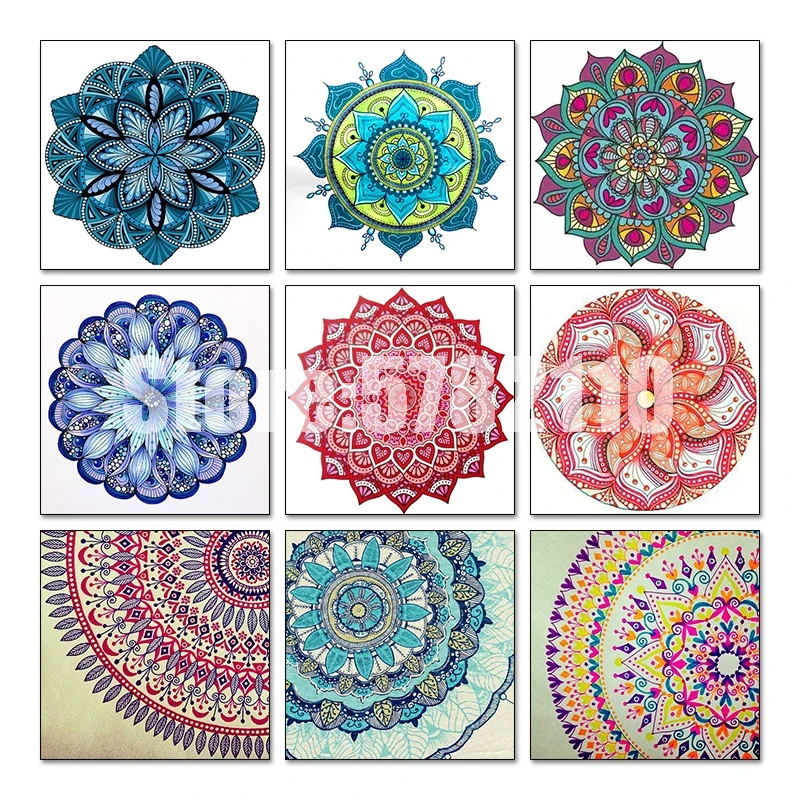 Цветы 5d алмазная живопись своими руками вышивка крестиком мандалы полный