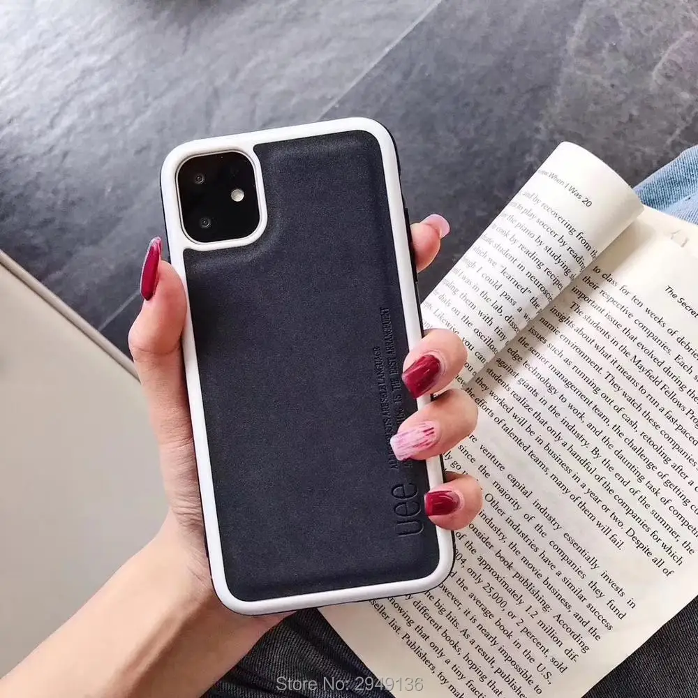 Для Apple iphone11 бизнес сплошной цвет мобильный телефон оболочка XS max кожа все