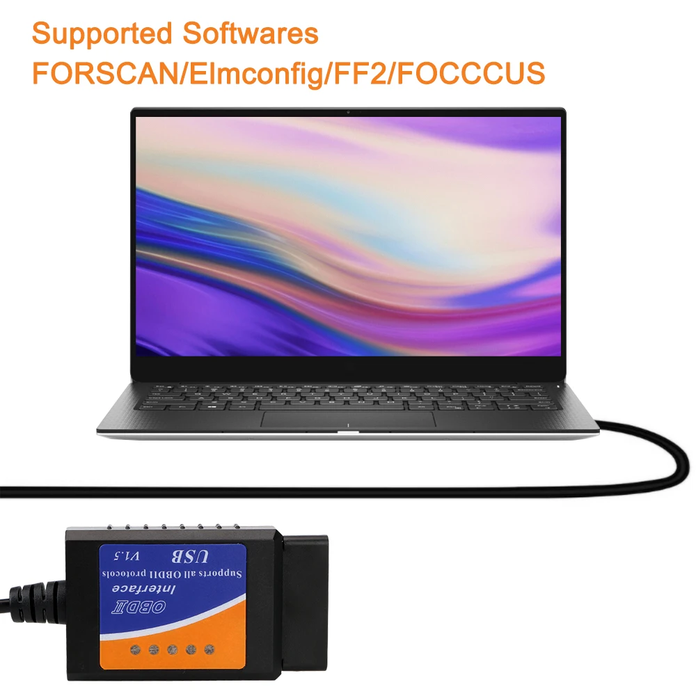 Для Ford Mazda Линкольн программирования разблокировать OBD 2 сканер ELMconfig HS MS-CAN Авто