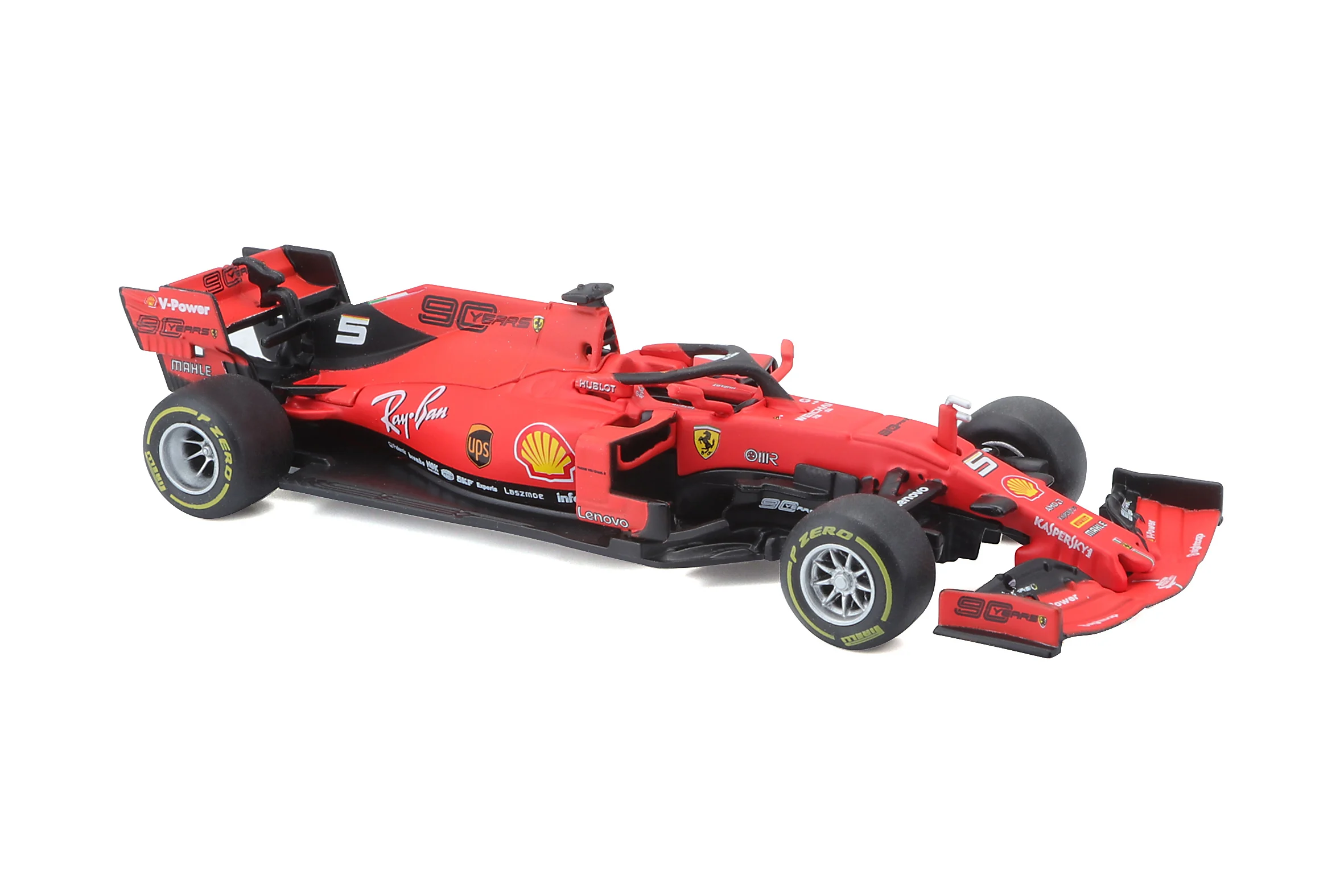 Модель гоночного автомобиля BBURAGO 1:43 2019 FERRARI F1 SF90 Новый в коробке|Наземный