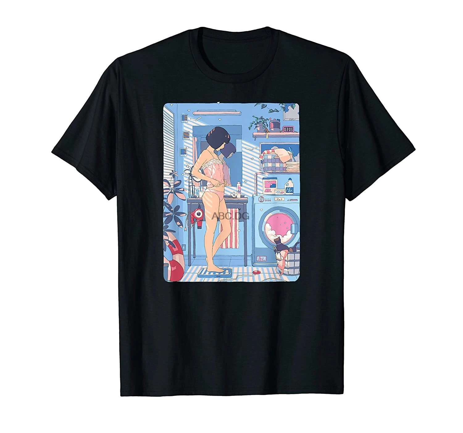

Lofi Retro 90S Anime Girl Aesthetic Pastel Waifu Vaporwave T-Shirt
