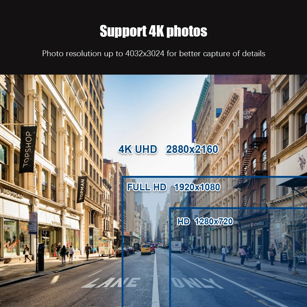 3,0 ips экран UHD 2K Автомобильный видеорегистратор двойная камера H.265 чип Hisilicon с супер конденсатором 170 градусов F1.4 объектив видеорегистратор
