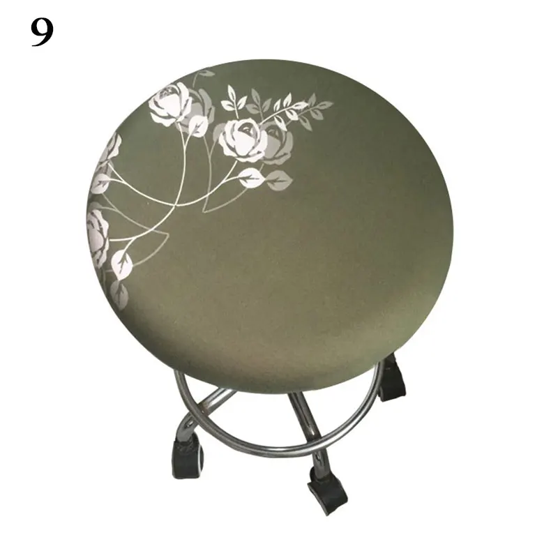 Высокое качество новинка круглый чехол для стула крышка барного эластичный