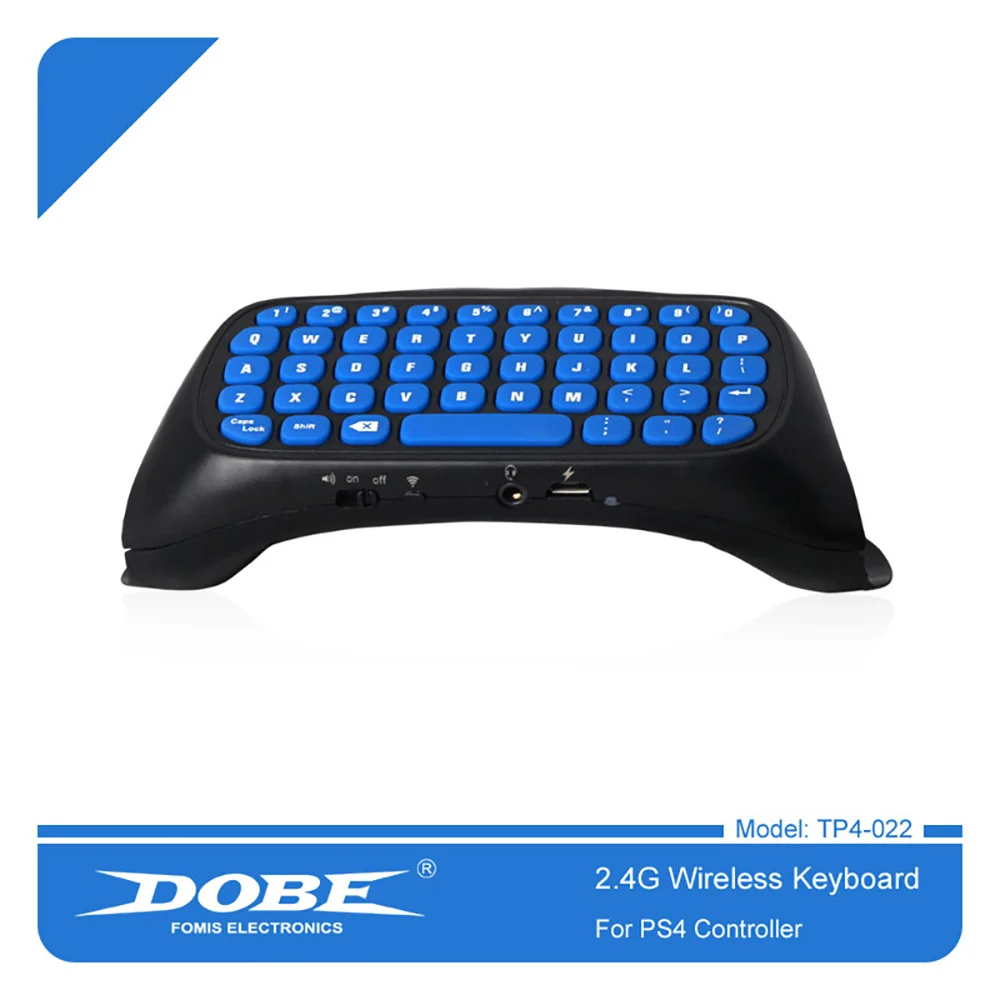 DOBE 2,4G беспроводной контроллер клавиатура для PS4 Slim Pro геймпад Фирменная запатентованная мини внешняя клавиатура 022