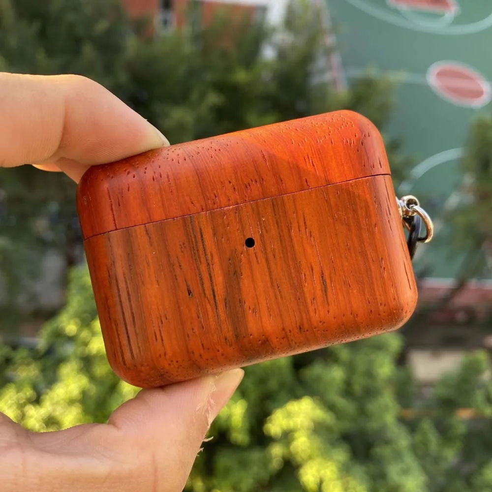 Для AirPods Pro, Жесткий Чехол, защитный твердый деревянный чехол, противоударный чехол для Airpods 3, чехол для зарядки наушников
