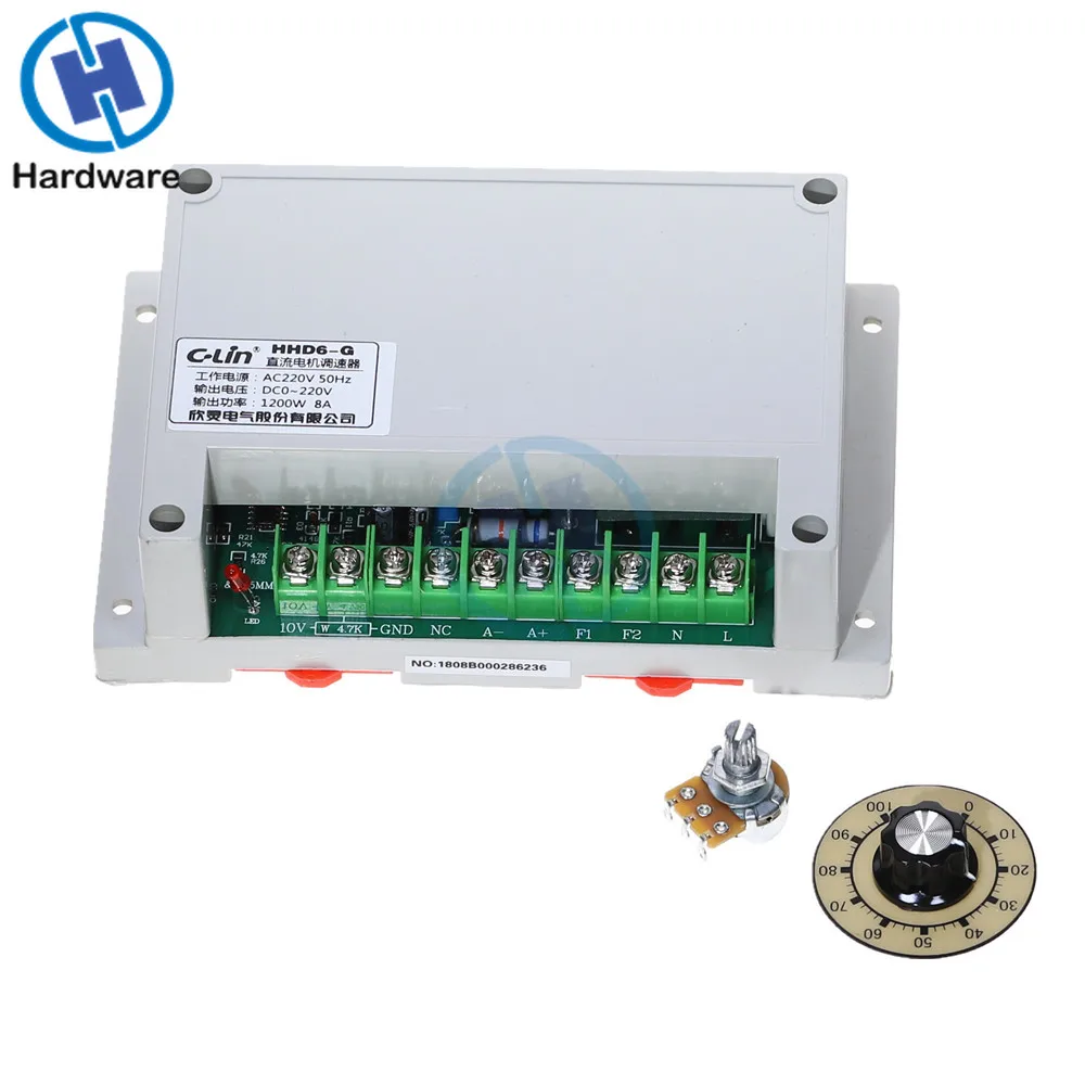 HHD6 G PWM контроллер скорости двигателя Вход AC 220 В выход постоянного тока 0 1200 в 145 вт