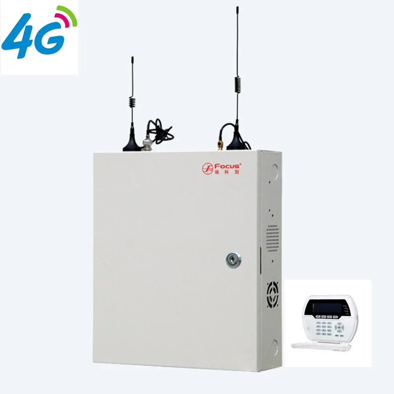 Фокус FC 7688Plus 96 Проводная зона промышленная охранная сигнализация 4G TCP IP GSM умная с