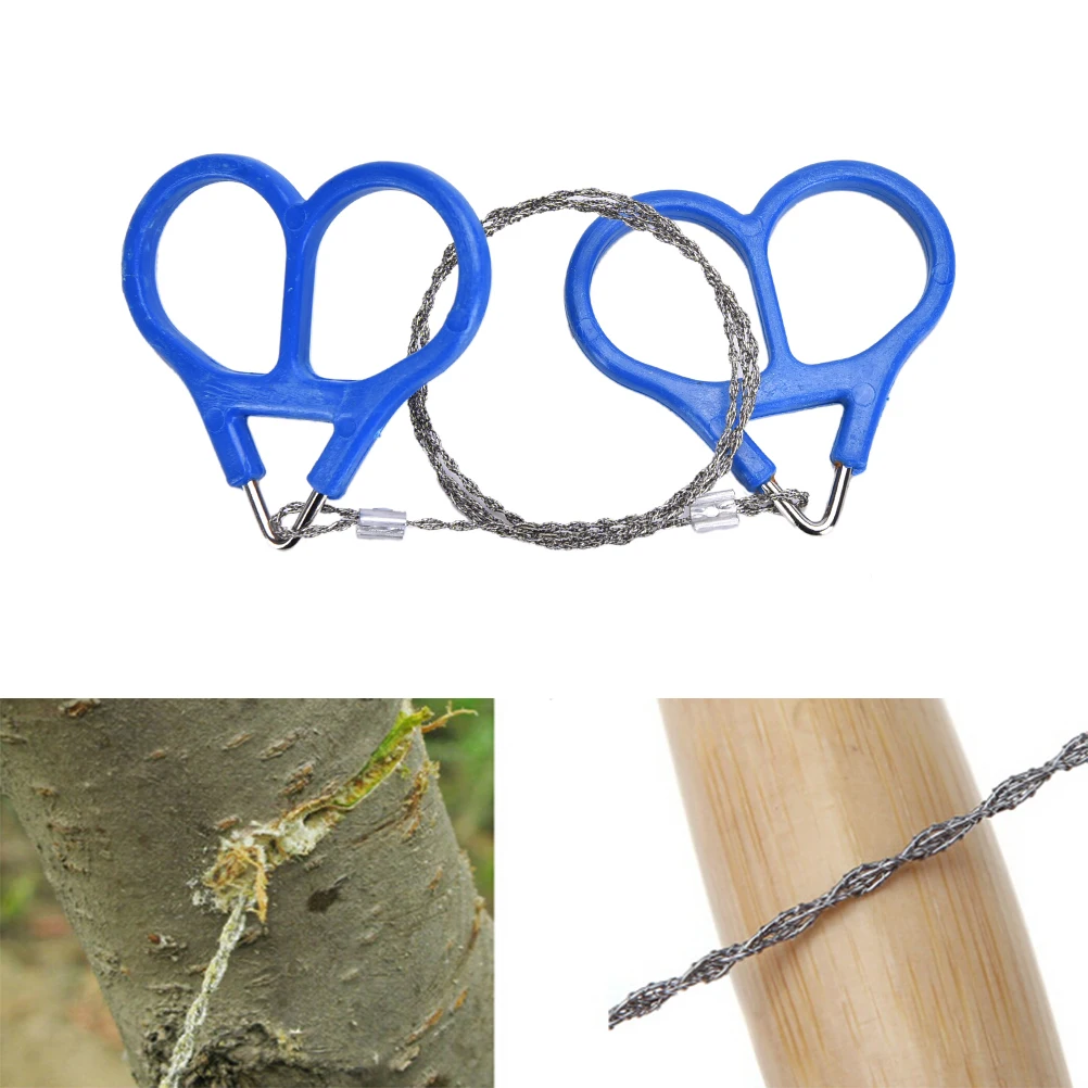 

60cm Outdoor Plastic Steel Wire Saw Ring Scroll Emergency Travel Outdoor Hiking Hunting Survival Tool Kit Useful Fast shipping