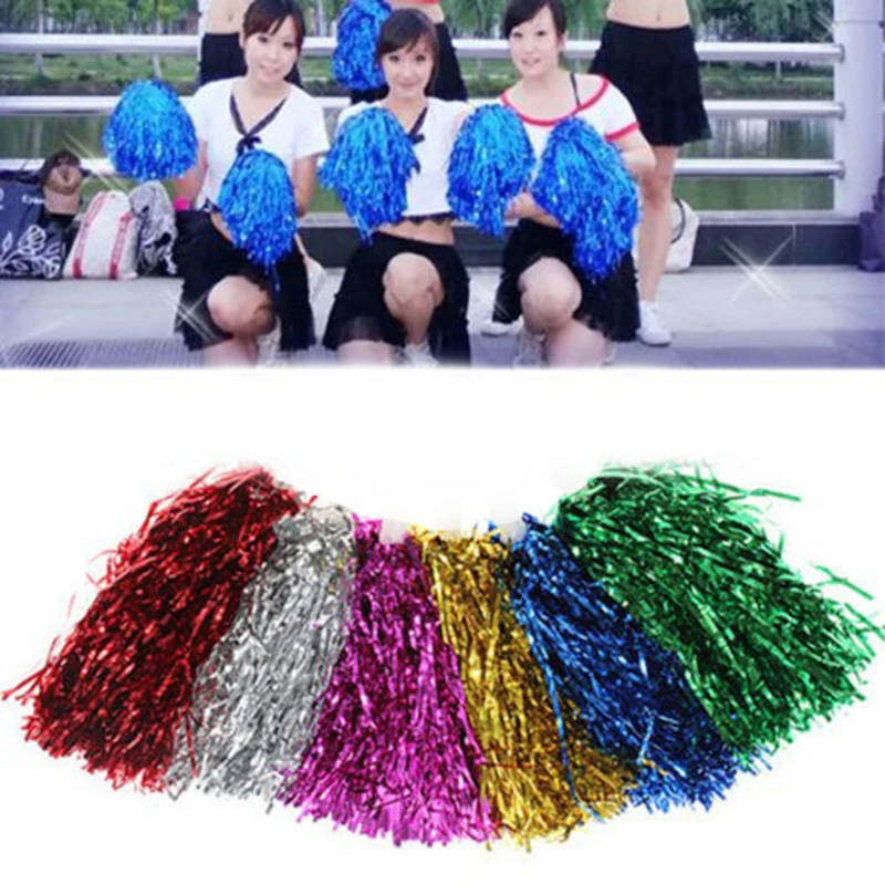 

Modish Cheer Dance Sport Supplies Competition Cheerleading Pom Poms Flower Ball Lighting Up Party Cheering Fancy Pom Poms