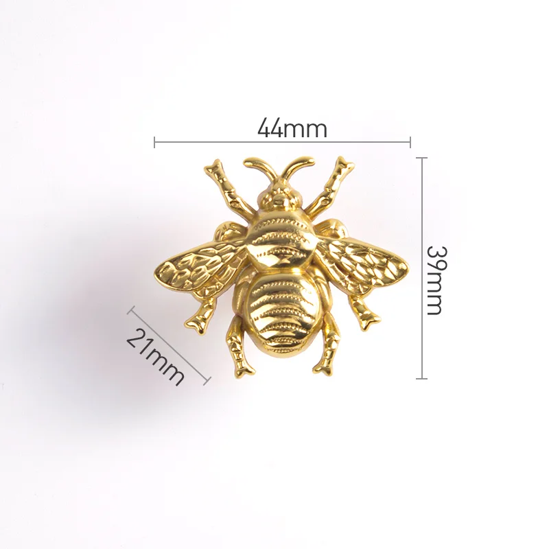 Дверная ручка smornit Bee латунная Золотая Мебельная для кухонного шкафа ящика