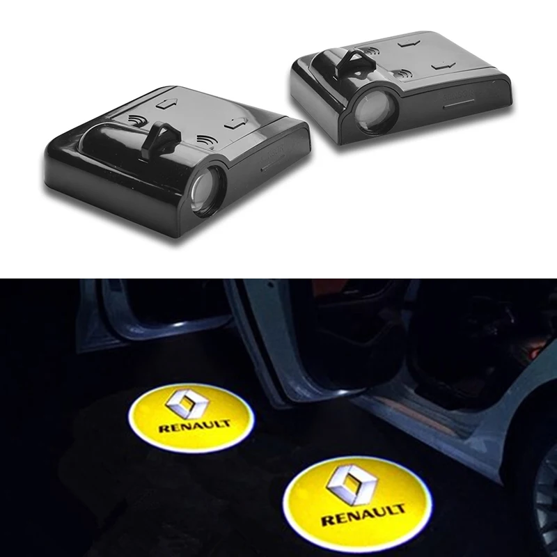 1 шт. для Renault Captur Clio Duster Espace Koleos Logan Megane Лагуна Автомобильный светодиодный логотип