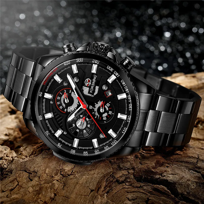 Часы наручные FORSINING Мужские механические автоматические спортивные брендовые