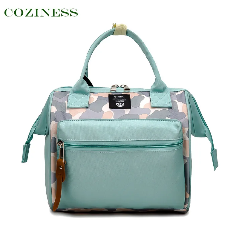 

COZINESS Small Size Mommy Bag Shoulder Diagonal Bags Backpack Multifunctional Fashion Infant Bag Portable Mom Outing Diaper Bag