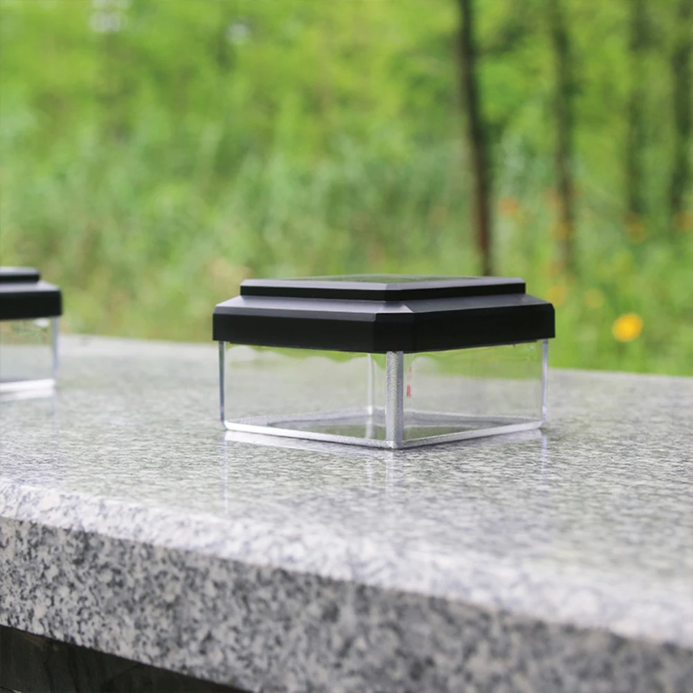 

1PC 8 LED Solar Column Lamp Waterproof Solar Light Porch Fence Lamp Street Light Outdoor Garden Decoration Landscape