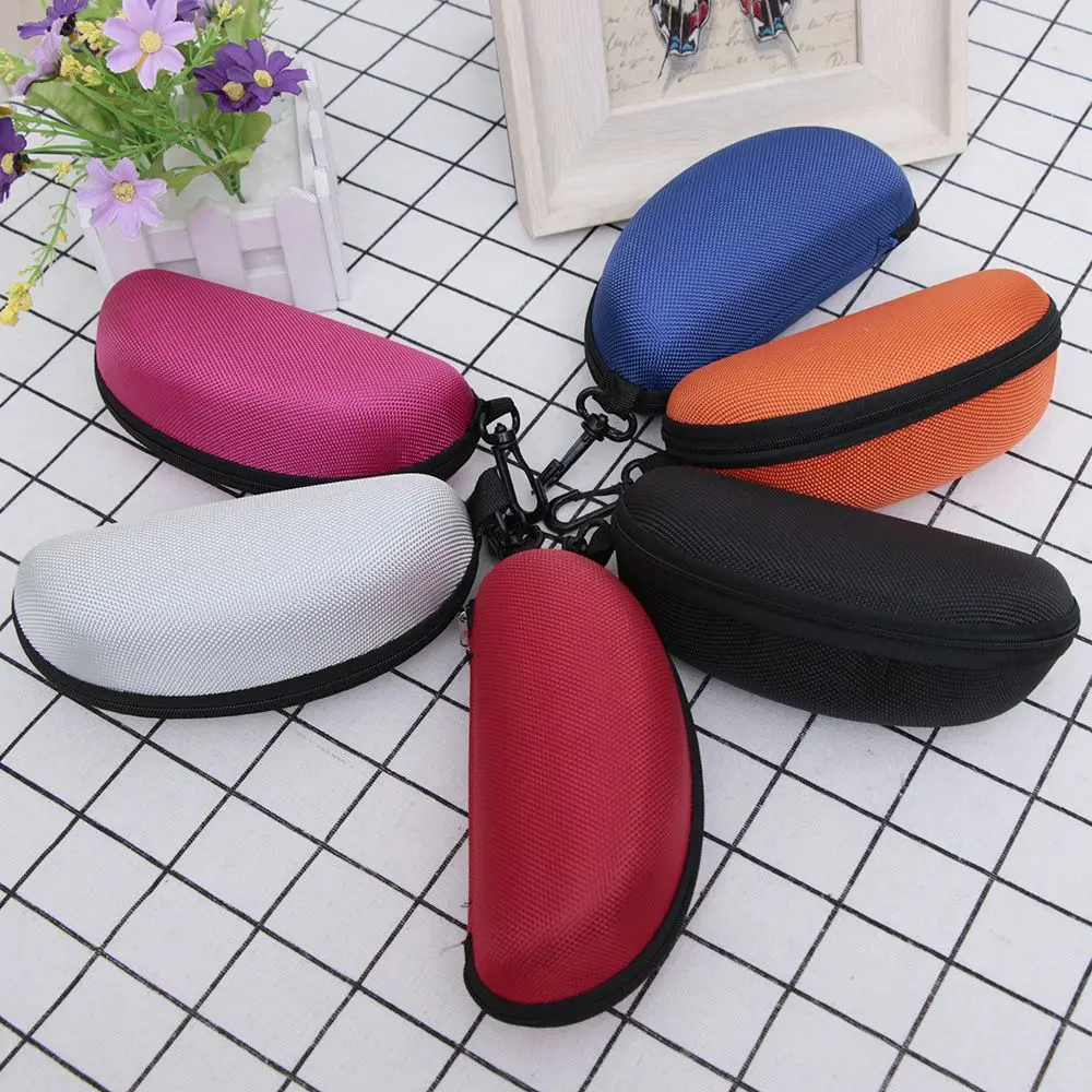 Новинка портативный футляр для очков на молнии хранения солнцезащитных защитный