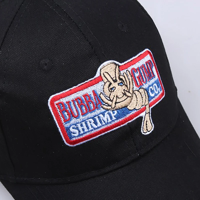 1994 Bubba Gump Garnalen CO. Бейсбольная кепка в стиле хип хоп Kostuum cosplay Geborduurde Snapback Кепка Mannen &