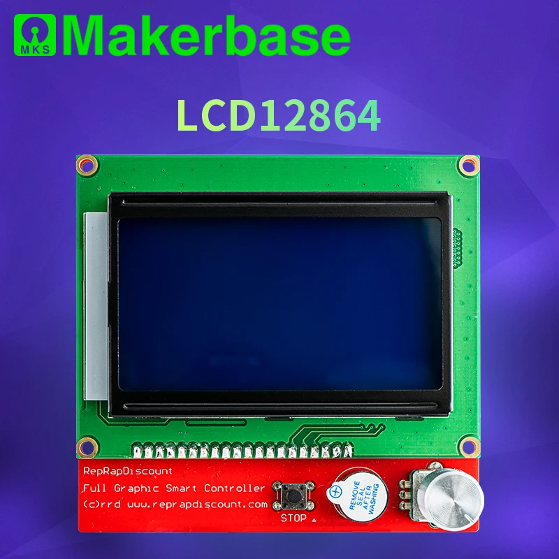 ЖК панель управления Makerbase 12864 дисплей для деталей 3D принтера полностью
