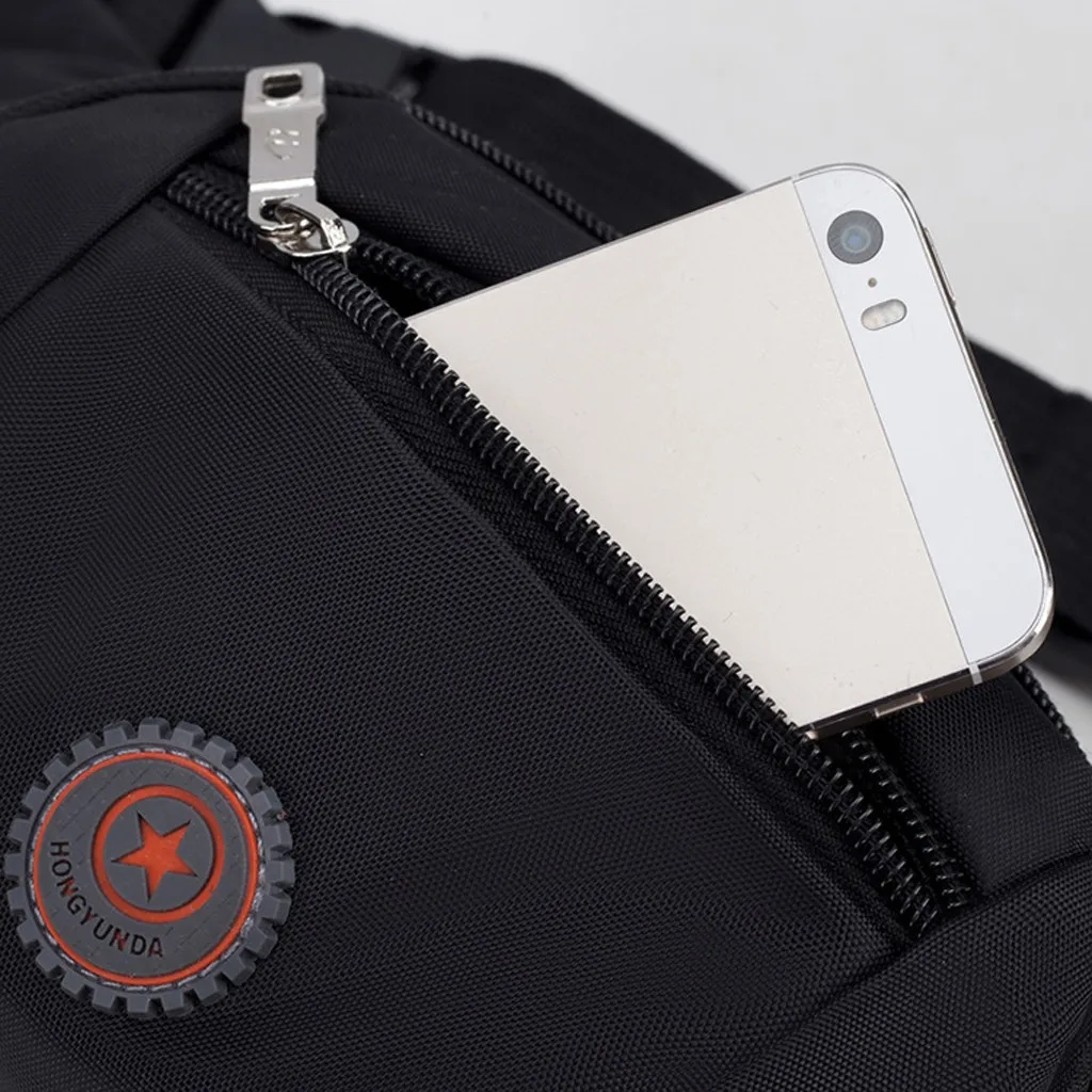 2019 модная сумка на живот женская пояс черная поясная уличная для телефона