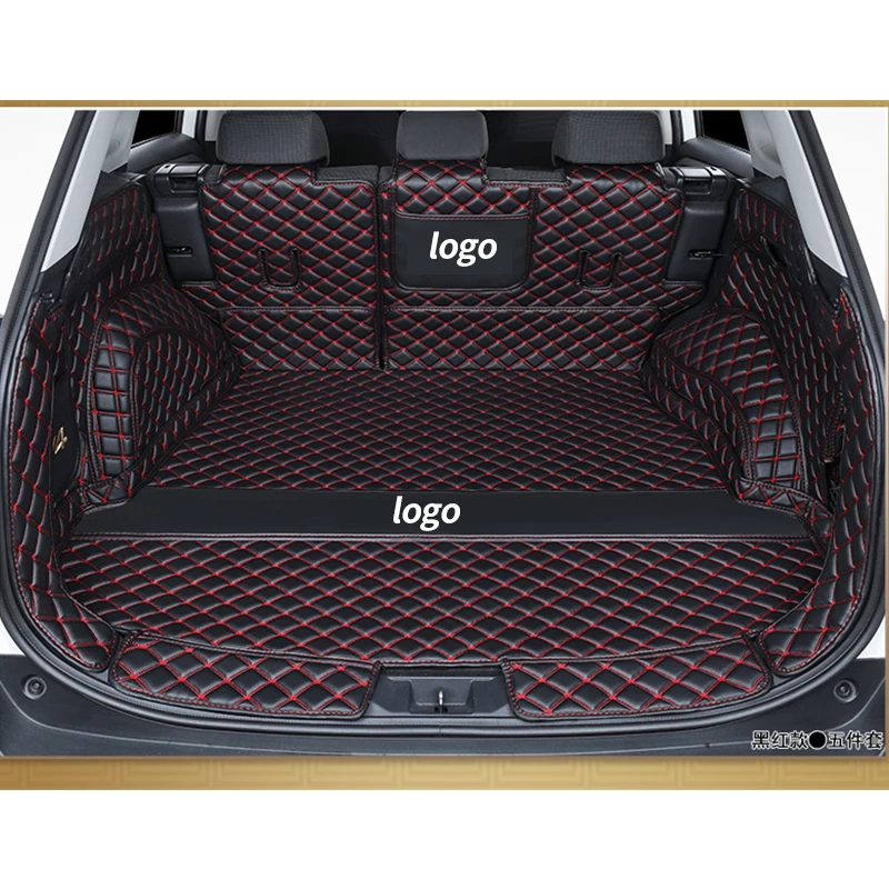

Car PU Trunk Mats Waterproof Cargo Liner Boot Carpets Boot Carpets Car Accessories Styling For Toyota RAV4 2019-2021