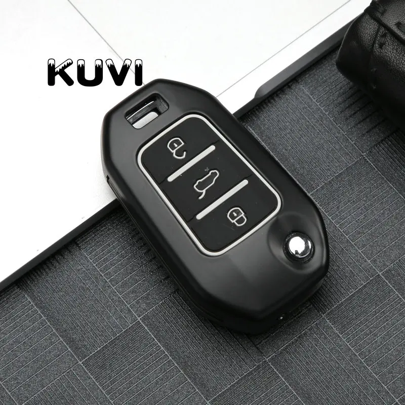 Цинковый сплав флип-ключ для автомобиля чехол для peugeot 508 301 2008 3008 408 Citroen C4 кактус C5 C3 C4L Сумка-Футляр для ключей Автомобильный держатель для укладки