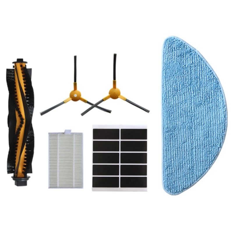 

Основная щетка, боковая щетка, фильтр, Швабра, тряпка, волшебные наклейки, уборочная щетка, Сменные аксессуары, подходит для Proscenic 800T