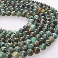 natural stone beads african turquoises stone round loose beads 4 6 8 10 12mm beads for bracelets necklace diy jewelry making