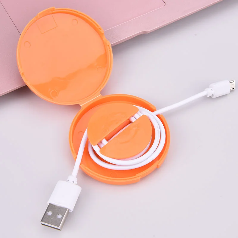 

Mini Round Wire Cable Clips Organizer Desktop & Workstation Clips Cord Management Holder USB Charging Data Line Cable Winder