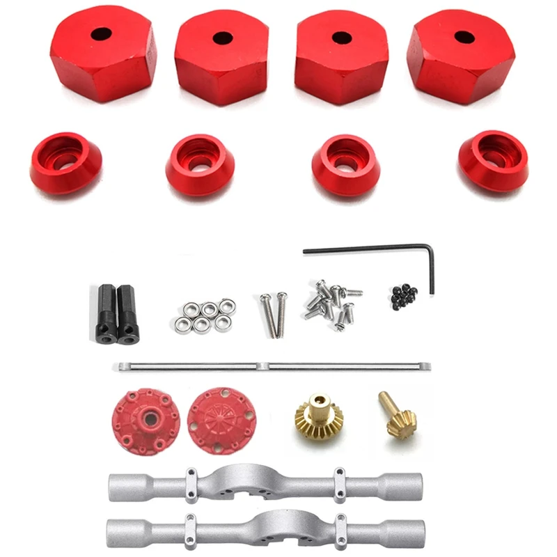 

2 комплекта детали для автомобиля на радиоуправлении: 1 комплект, металлическая комбайнерная Ступица колеса от 5 до 12 мм, шестигранный адапте...