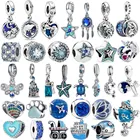 1 шт., подвеска-бабочка для браслета Pandora