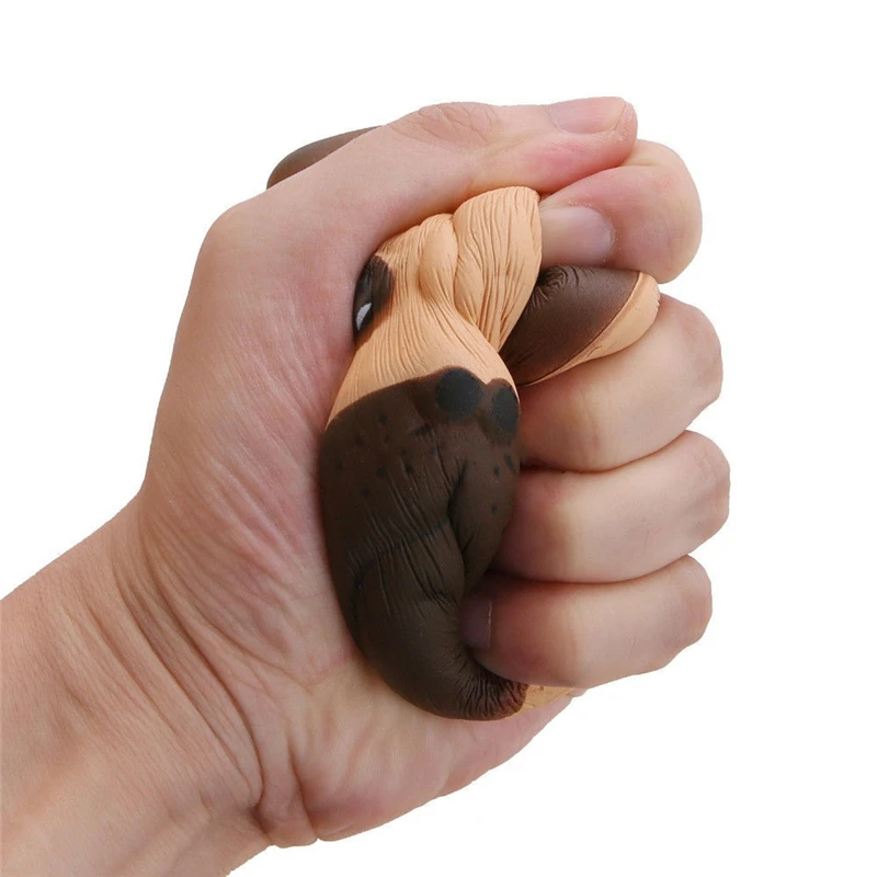 20 см сжимаемая мягкая Очаровательная голова собаки медленно восстанавливающие