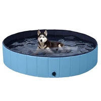 dogs cats kids bath tub pet dog swimming pool foldable outdoor pet bathtub pet product collapsible bathing pool pvc material hwc