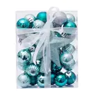 Блестящие шары для рождественской елки, 30 шт.компл., разноцветные елочные шары для домашнего сада, украшения со звездами