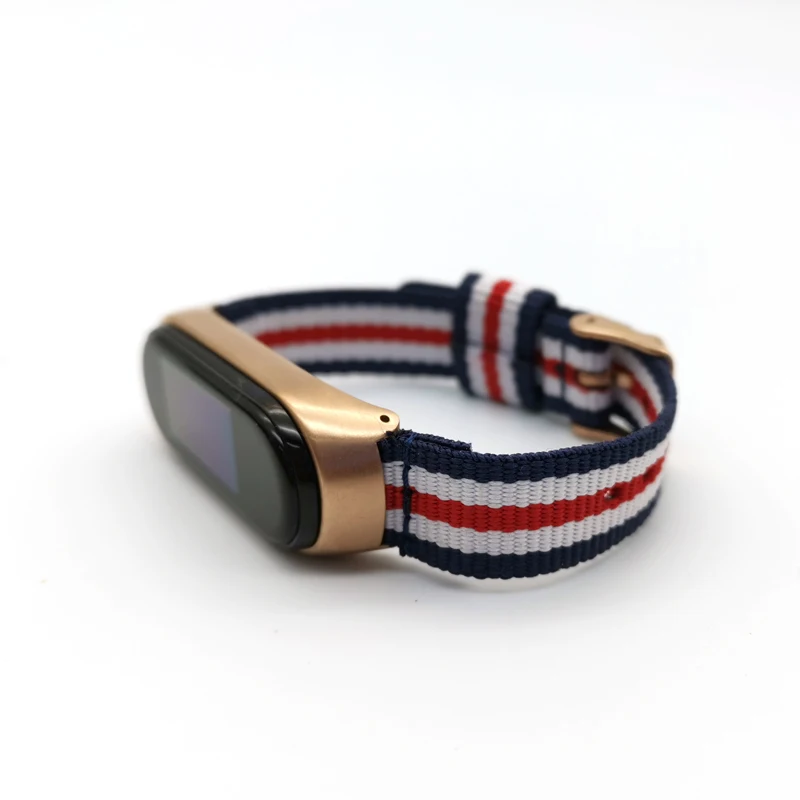 Для Xiaomi Mi Band 4 3 аксессуары браслет на запястье спортивный нейлоновый ремешок для