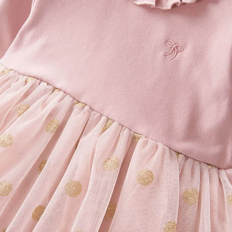 

Autumn Baby Dress Long Sleeve Infant Dresses Toddler Girls Party Dress Polka Dot Fashion Baby Girls Clothing