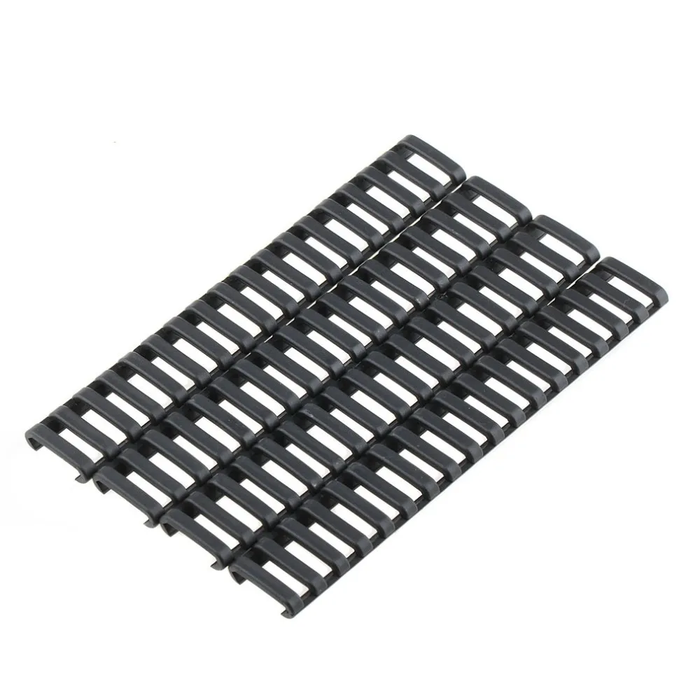 

4X Rifle Handguard Heat Resist Ladder Picatinny Rail Covers Hunting Accessories