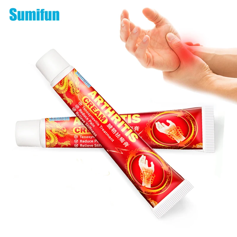 

Sumifun 20g Tendon Sheath Arthritis Cream for Hand Wrist Thumb Finger Pain Relief Therapy Tenosynovitis Plaster HealthCare P1201